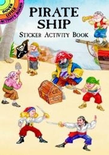 Паперова книга «Pirate Ship Sticker Activity Book», автор Стівен Джеймс Петруччо - фото №1