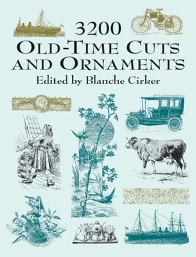 Бумажная книга «3200 Old-Time Cuts and Ornaments», автор Бланш Циркер - фото №1