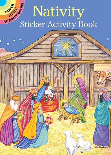 Бумажная книга «Nativity Sticker Activity Book», автор Марти Нобл - фото №1
