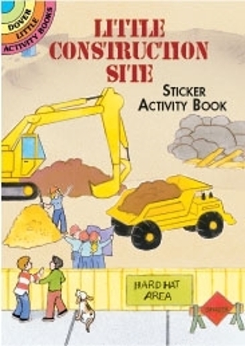 Бумажная книга «Little Construction Site Sticker Activity Book», автор Кэти Бейлон - фото №1