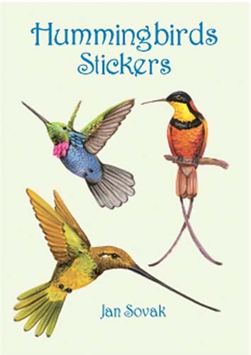 Бумажная книга «Hummingbirds Stickers», автор Ян Совак - фото №1