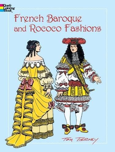 Паперова книга «French Baroque and Rococo Fashions», автор Том Тірні - фото №1