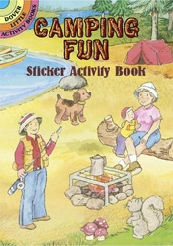 Бумажная книга «Camping Fun Sticker Activity Book», автор Кэти Бейлон - фото №1