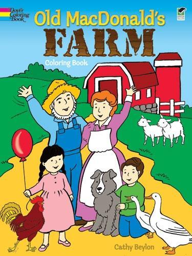 [object Object] «Old Macdonald's Farm Coloring Book», автор Кэти Бейлон - фото №1