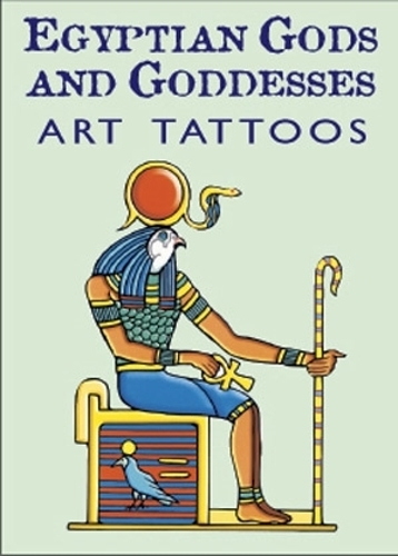 Бумажная книга «Egyptian Gods & Goddesses Art Tattoos», автор Марти Нобл - фото №1