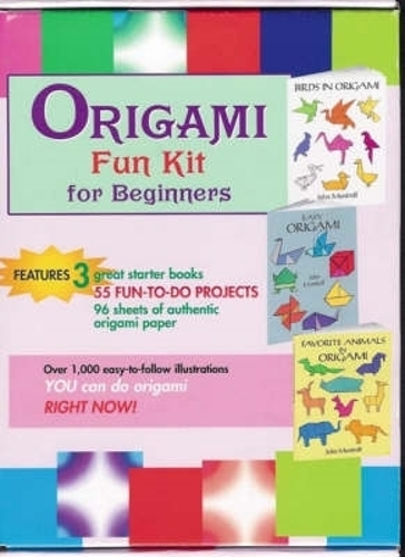 [object Object] «Origami Fun Kit for Beginners: "Birds in Origami", "Easy Origami", "Favorite Animals in Origami"», авторов Dover, Лиз Сунеби - фото №1