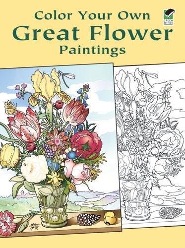 Бумажная книга «Color Your Own Great Flower Paintings», автор Марти Нобл - фото №1