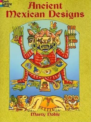 Бумажная книга «Ancient Mexican Designs Colouring Book», автор Марти Нобл - фото №1