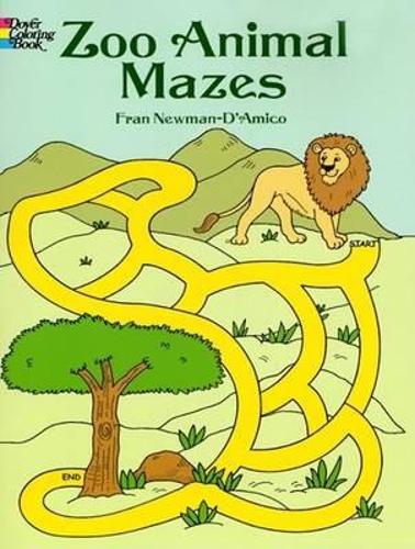 Бумажная книга «Zoo Animal Mazes», автор Фрэн Ньюман-Д'Амико - фото №1