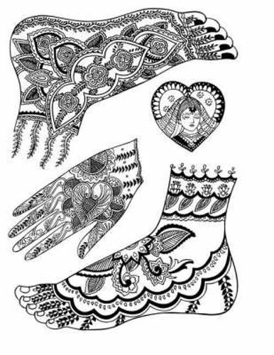 Бумажная книга «Mehndi Designs: Traditional Henna Body Art», автор Марти Нобл - фото №1