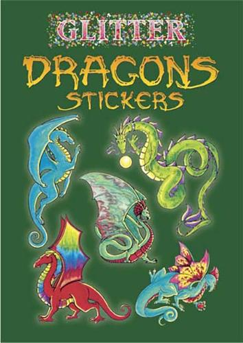 Бумажная книга «Glitter Dragons Stickers», автор Кристи Шаффер - фото №1