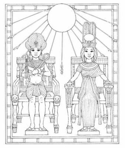 Паперова книга «King Tut Coloring Book», автор Патриція Дж. Вінн - фото №1