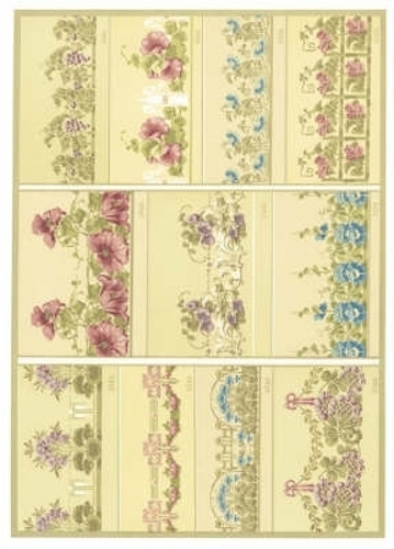 Бумажная книга «150 Full-Color Art Nouveau Patterns and Designs», авторов Фридрих Вольфрум и Ко., Волдреп - фото №1