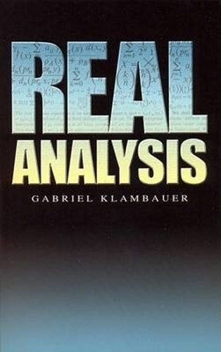 Паперова книга «Real Analysis», автор Габріель Кламбауер - фото №1