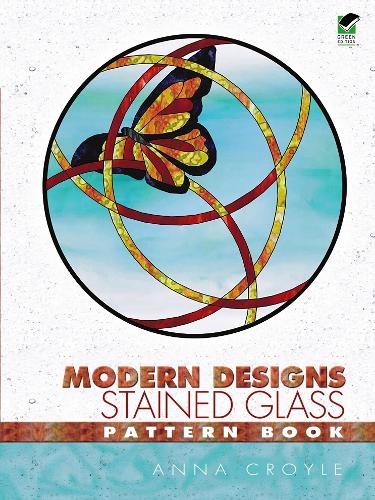 Бумажная книга «Modern Designs Stained Glass Pattern Book», автор Анна Кройл - фото №1