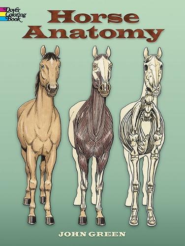 Бумажная книга «Horse Anatomy Coloring Book», автор Джон Грин - фото №1
