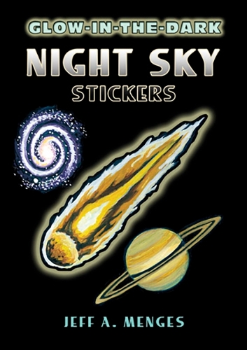 Бумажная книга «Glow-In-The-Dark Night Sky Stickers», автор Джефф А. Менгес - фото №1