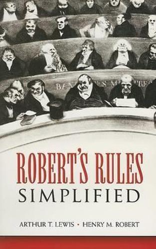 Бумажная книга «Robert'S Rules Simplified», автор Артур Т. Льюис - фото №1