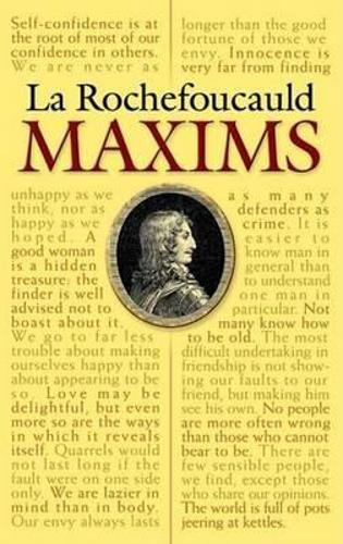 Бумажная книга «Maxims of La Rochefoucauld», автор Франсуа, герцог Рошфуко - фото №1