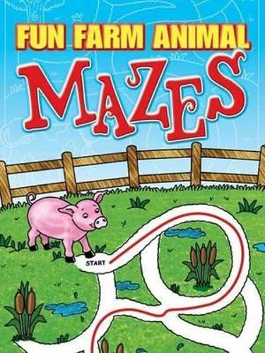 Бумажная книга «Fun Farm Animal Mazes», автор Фрэн Ньюман-Д'Амико - фото №1