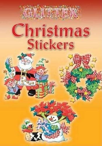Бумажная книга «Glitter Christmas Stickers», автор Нина Барбарези - фото №1