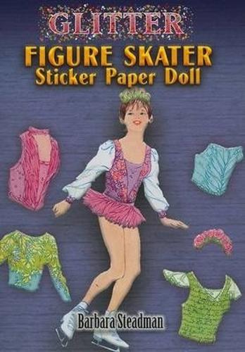 Паперова книга «Glitter Figure Skater Sticker Paper Doll», автор Барбара Стедман - фото №1