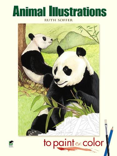Бумажная книга «Animal Illustrations to Paint or Color», автор Рут Соффер - фото №1