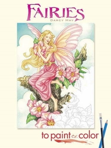 Бумажная книга «Fairies to Paint or Color», автор Дарси Мэй - фото №1
