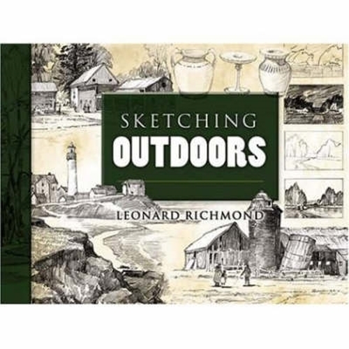 Паперова книга «Sketching Outdoors», автор Леонард Річмонд - фото №1