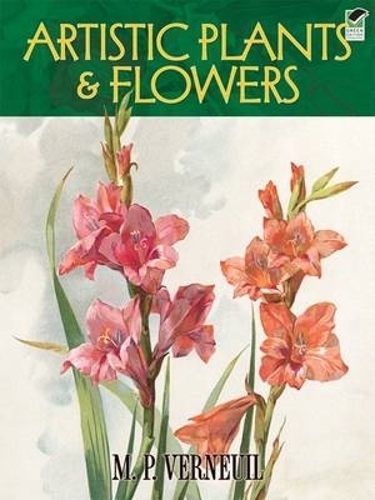 Паперова книга «Artistic Plants and Flowers», автор М. П. Верней - фото №1