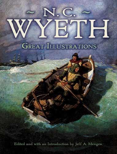 Паперова книга «Great Illustrations by N. C. Wyeth», автор Н. К. Вайет - фото №1