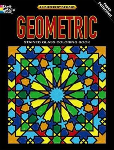 [object Object] «Geometric Stained Glass Coloring Book», автор Dover - фото №1