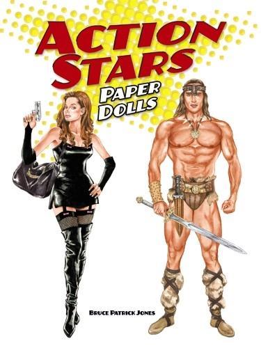Бумажная книга «Action Stars Paper Dolls», автор Брюс Патрик Джонс - фото №1