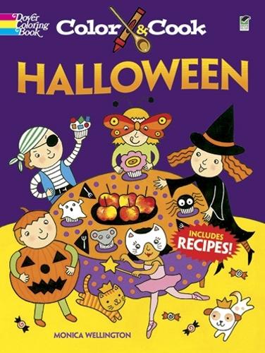 Бумажная книга «Color & Cook Halloween», автор Моника Веллингтон - фото №1