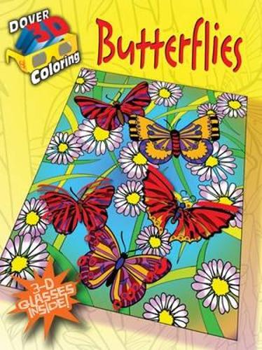 Бумажная книга «3-D Coloring Book - Butterflies», автор Джессика Мазуркевич - фото №1