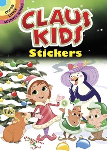Паперова книга «Claus Kids Stickers», автор Джон Курц - фото №1