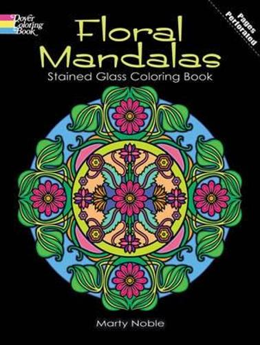 Бумажная книга «Floral Mandalas Stained Glass Coloring Book», автор Марти Нобл - фото №1