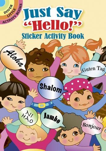 [object Object] «Just Say "Hello!" Sticker Activity Book», автор Робби Стиллерман - фото №1