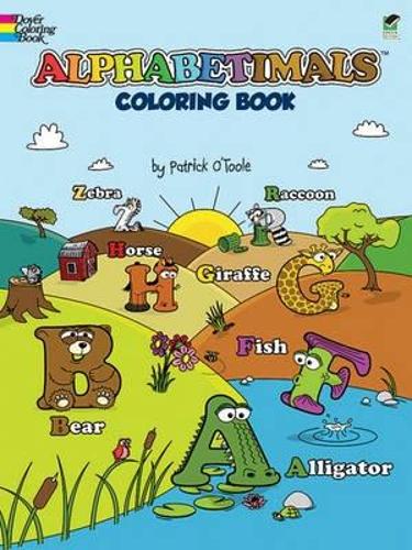 [object Object] «Alphabetimals Coloring Book», автор Патрик О'Тул - фото №1