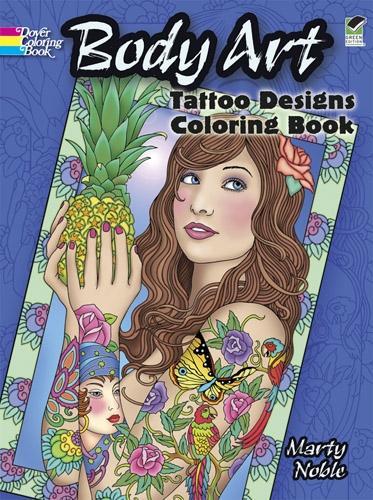 Паперова книга «Body Art Coloring Book», автор Ноубл - фото №1