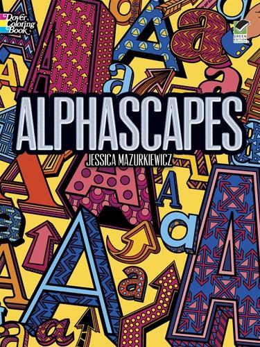 Бумажная книга «Alphascapes Colouring Book», автор Мазуркевич - фото №1