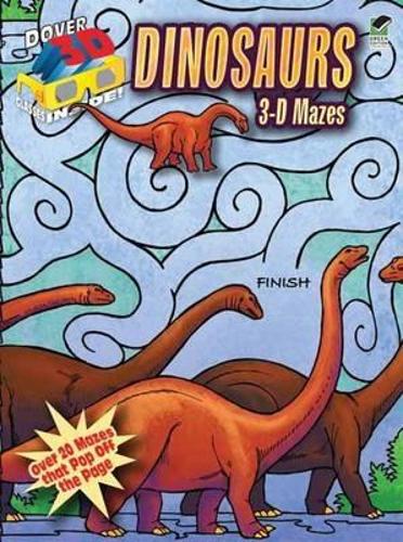 [object Object] «Dinosaurs: 3-D Mazes», автор Чак Велон - фото №1