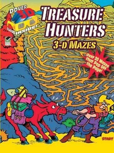 [object Object] «Treasure Hunters: 3-D Mazes», авторов Activity Books, Чак Велон - фото №1