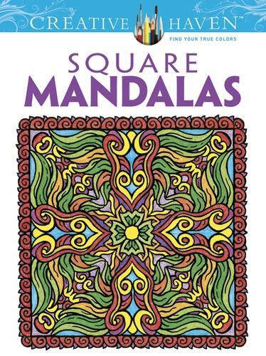 Бумажная книга «Creative Haven Square Mandalas», автор Альберта Хатчинсон - фото №1