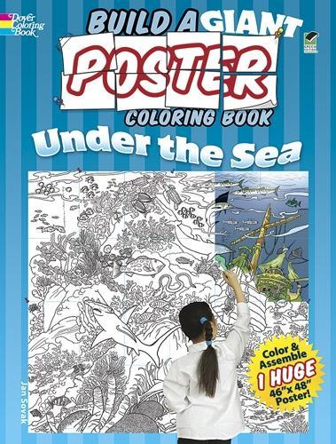 Паперова книга «Build a Giant Poster Coloring Book--Under the Sea», автор Ян Совак - фото №1