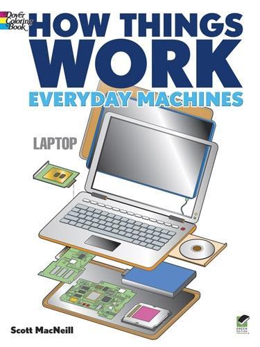 Паперова книга «How Things Work - Everyday Machines Coloring Book», автор Скотт Макнілл - фото №1