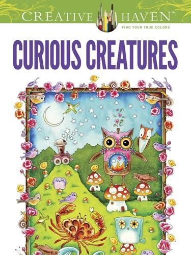 [object Object] «Creative Haven Curious Creatures Coloring Book», автор Емі Вебер - фото №1