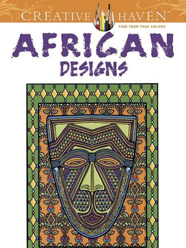 Бумажная книга «Creative Haven African Designs Coloring Book», автор Марти Нобл - фото №1