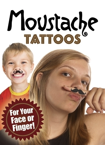 [object Object] «Moustache Tattoos: For Your Face or Finger!», автор Dover - фото №1