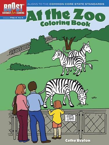 [object Object] «Boost at the Zoo Coloring Book», автор Кэти Бейлон - фото №1